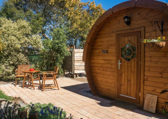 vacation rental in a giant wine barrel