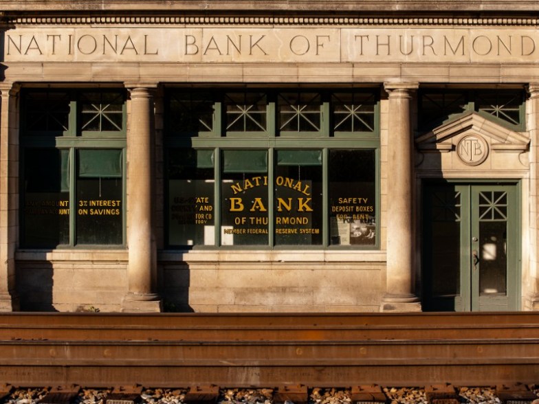 Abandoned Bank - Ghost Town of Thurmond, West Virginia