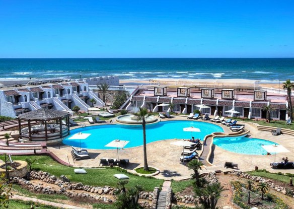 outdoor pool area at Casablanca Le Lido Thalasso & Spa