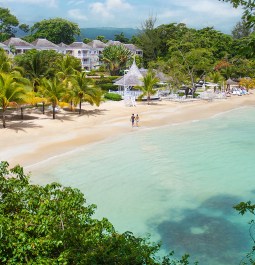 beach view at Couples Sans Souci