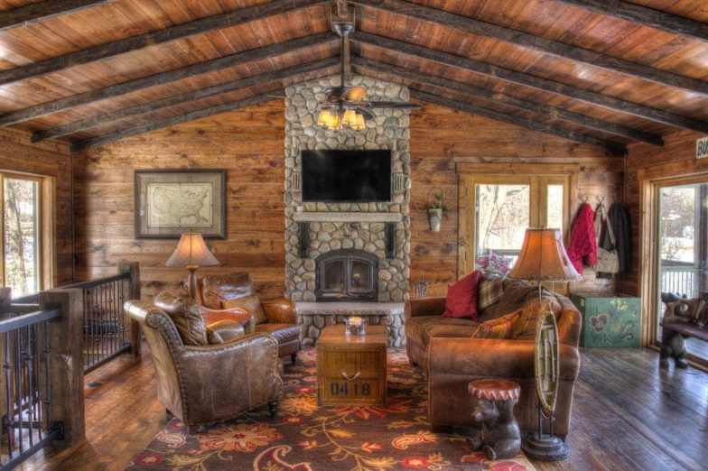 Classic Cabin with Woodburning Fireplace