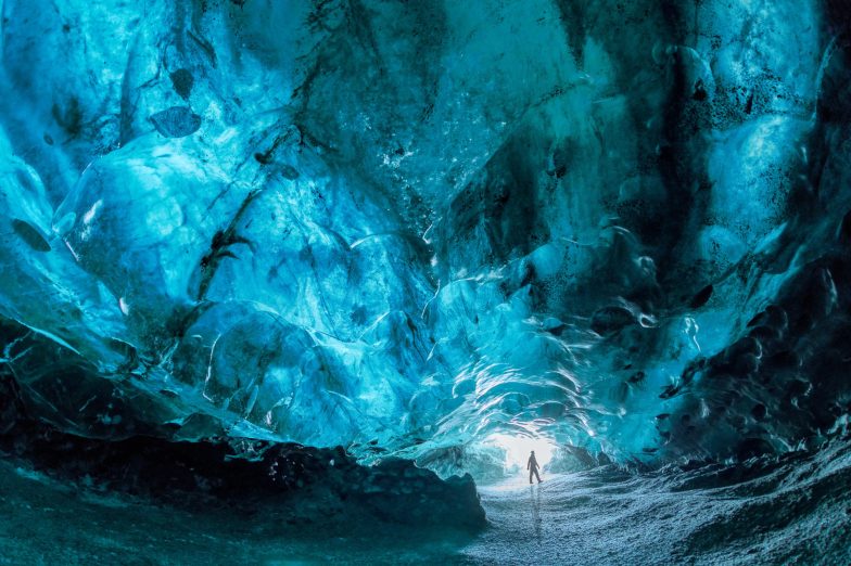 Ice cave in Iceland