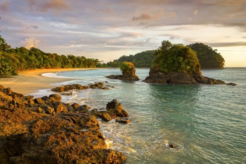 Playa Espadilla Beach in Manuel Antonio National Park Costa Rica