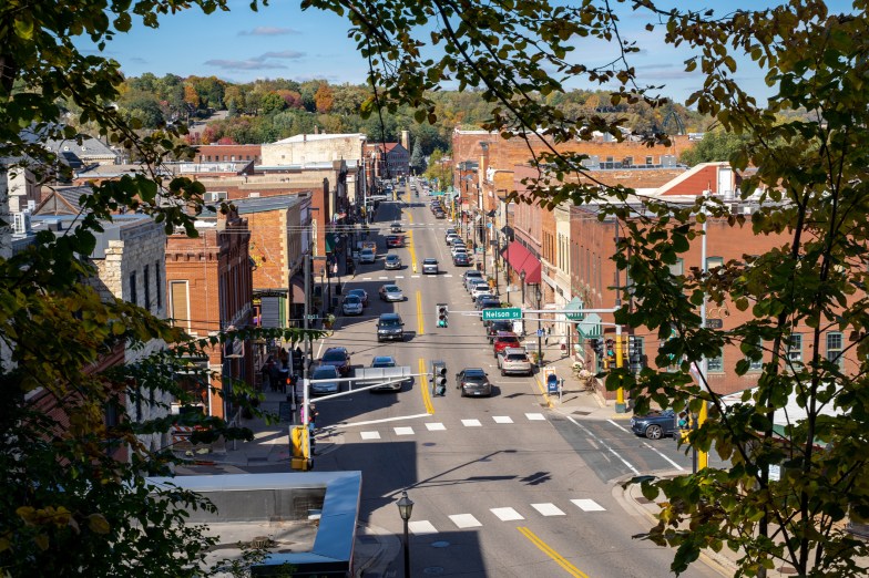 Cityscape view of Stillwater, Minnesota