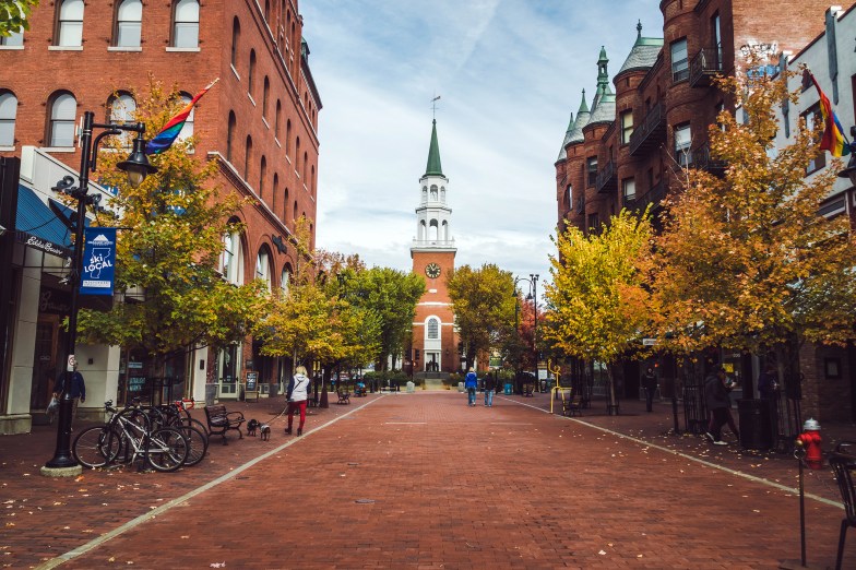 Downtown Burlington, Vermont