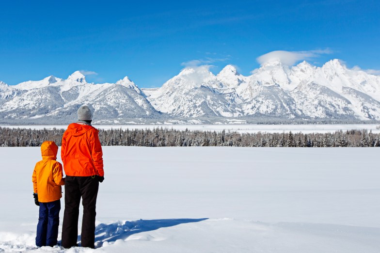 winter in Jackson, Wyoming