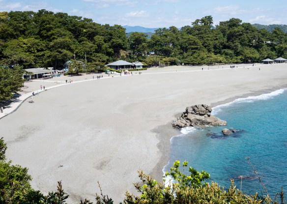 View of Katsurahama beach, a famous scenic spot on the outskirts of Kochi city