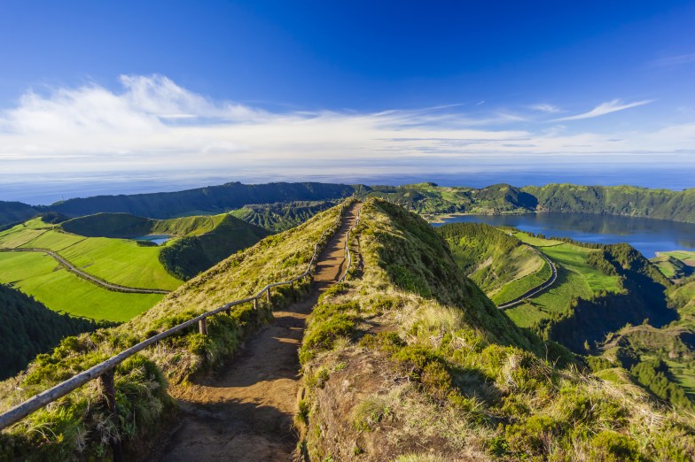 View from Miradouro da Boca do Inferno, Azores, Portugal