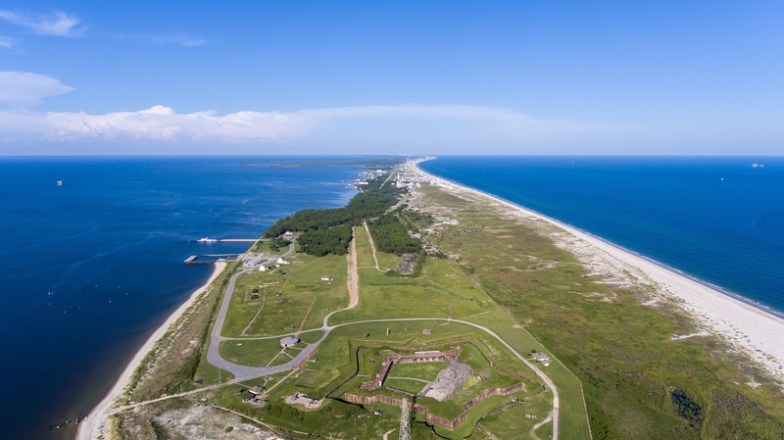 Fort Morgan Beach, Fort Morgan