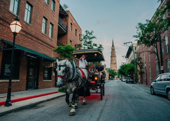 Carriage ride in Charleston